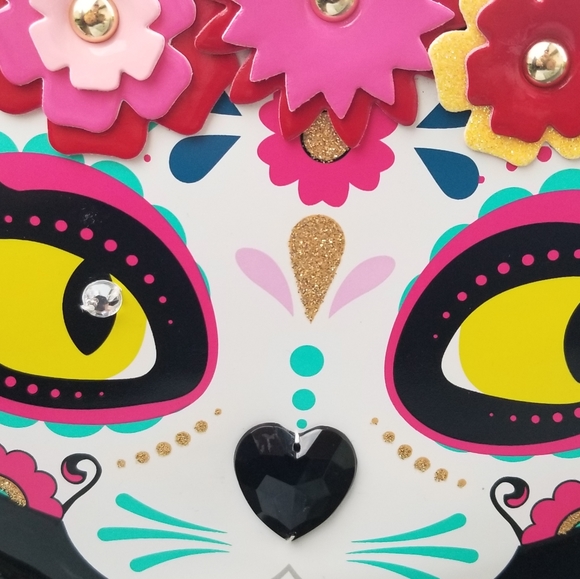 Betsey Johnson Meow Sugar Skull Kitty - Picture 3 of 7